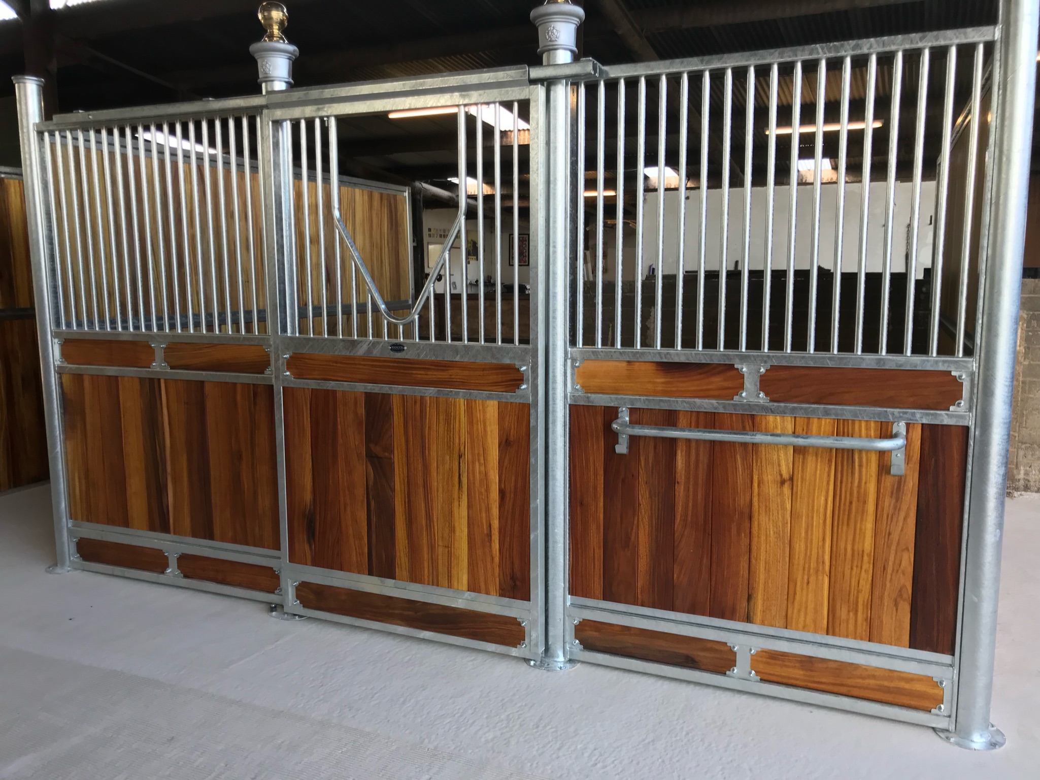victorian stable with double dual rail on the paneling